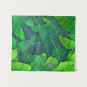 Mooi groen lederen patroon wandkleed (Voorkant (horizontaal))