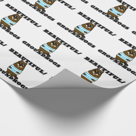 Mooi/Grondhogs Cadeaupapier (Hoek)