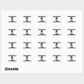 Mooi/Grondhogs Ronde Sticker (Vel)