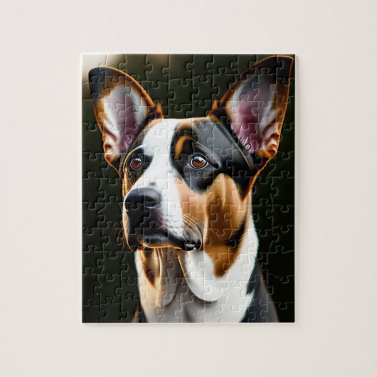 Mooi groot hondenportret legpuzzel (Verticaal)