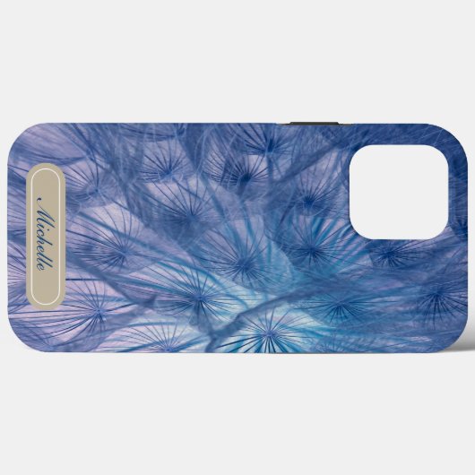 Mooi groots blauw schijfje Case-Mate iPhone case (Achterkant (horizontaal))