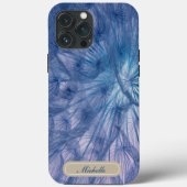 Mooi groots blauw schijfje Case-Mate iPhone case (Achterkant)