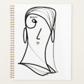 Mooi haar recht lang planner (Voorkant)