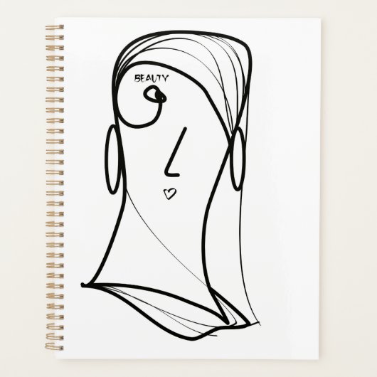 Mooi haar recht lang planner (Voorkant)