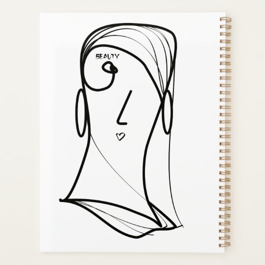 Mooi haar recht lang planner (Achterkant)