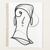 Mooi haarbroodje planner (Voorkant)