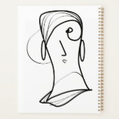 Mooi haarbroodje planner (Achterkant)