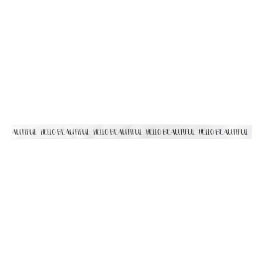 Mooi hallo satijnen lint (Voorkant)