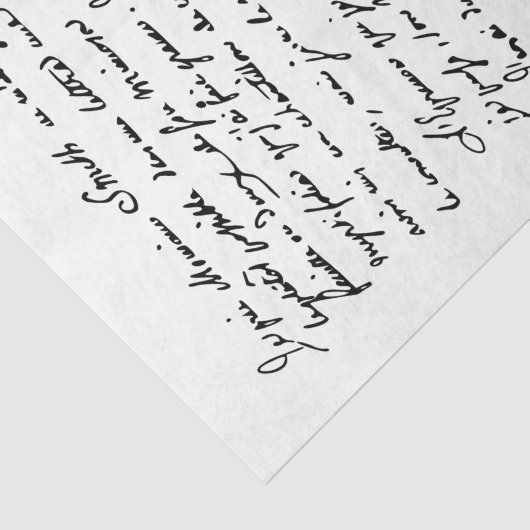 Mooi handgeschreven Frans script Parijs 1792 Tissuepapier (Detail)