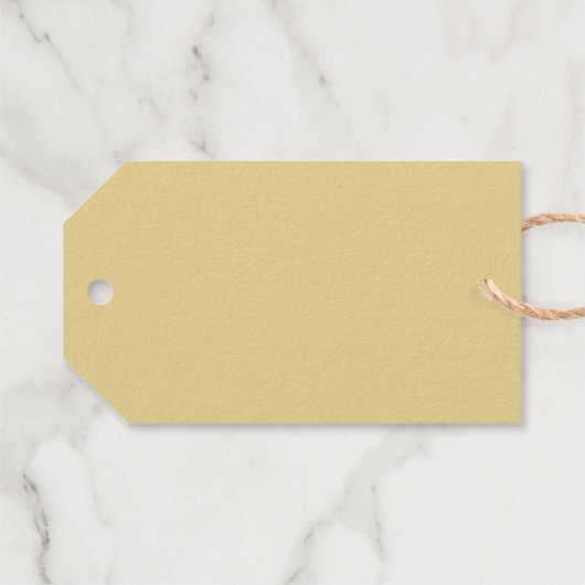 Mooi Happy Birthday Script Font Gold Cadeaulabels (Achterkant (horizontaal))