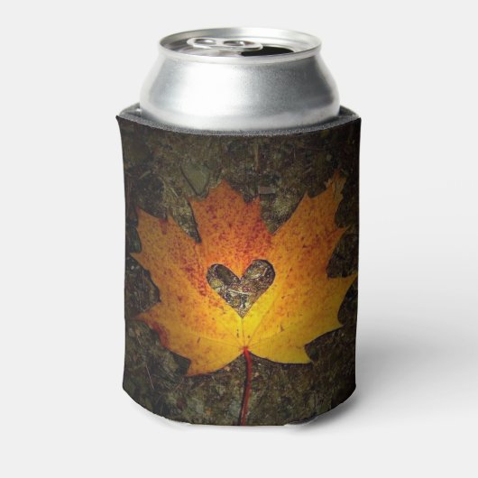 **MOOI HART IN DE AUTUM VAN DE LEAF** BLIKJESKOELER (Blikje Achterkant)