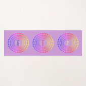 Mooi hart Mandala Yogamat (Voorkant (horizontaal))