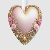 Mooi hart Ornament – een ideaal vakantiegeschenk (voorkant)