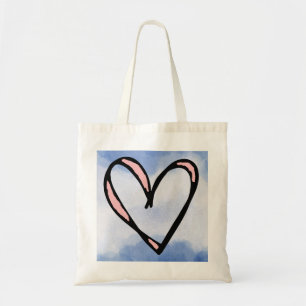 Mooi hart tote bag