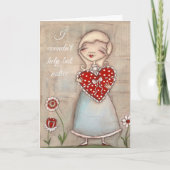 Mooi hart - Wenskaart Bedankkaart (Voorkant)