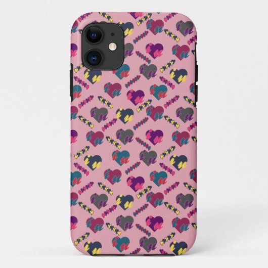 Mooi hartenpatroon Case-Mate iPhone case (Achterkant)