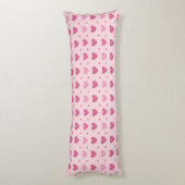 Mooi hartpatroon Body Pillow Lichaamskussen (Achterkant (Verticaal))