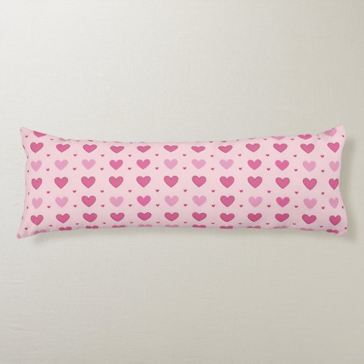 Mooi hartpatroon Body Pillow Lichaamskussen (Voorkant)