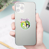 mooi Hawaï reislogo Sticker (Telefoon)
