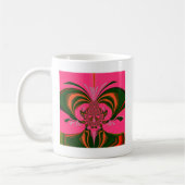 Mooi Heerlijk Afrikaans Heet Roze Rood Gouden Groe Koffiemok (Links)