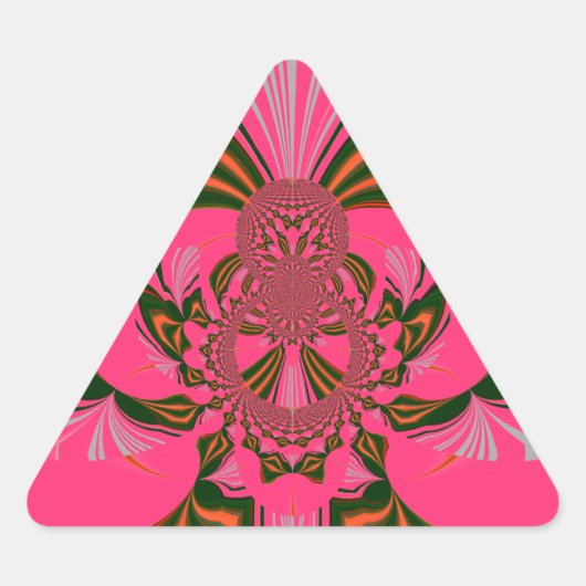 Mooi Heerlijk Afrikaans Heet Roze Rood Gouden Groe Sticker (Voorkant)