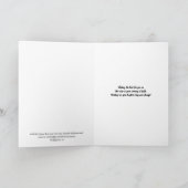 Mooi helder blauwe lucht kruisdoopkaart kaart (Binnen)