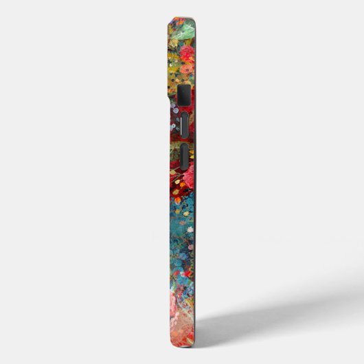 Mooi helder kleurrijk Abstract bloemenpatroon Case-Mate iPhone Case (Achterkant / Links)