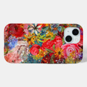 Mooi helder kleurrijk Abstract bloemenpatroon Case-Mate iPhone Case (Achterkant (horizontaal))