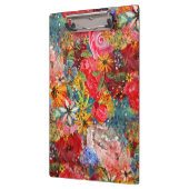 Mooi helder kleurrijk Abstract bloemenpatroon Klembord (Links)