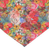 Mooi helder kleurrijk Abstract bloemenpatroon Korte Tafelloper (Hoek)