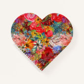 Mooi helder kleurrijk Abstract bloemenpatroon Notitieboek (Voorkant)