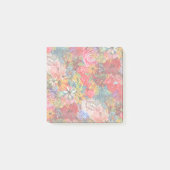 Mooi helder kleurrijk Abstract bloemenpatroon Post-it® Notes (Voorkant)
