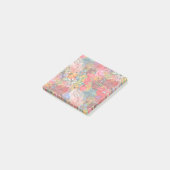 Mooi helder kleurrijk Abstract bloemenpatroon Post-it® Notes (Schuin)