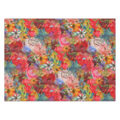 Mooi helder kleurrijk Abstract bloemenpatroon Tafelkleed (Voorkant (Horizontaal))