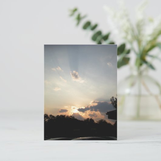 Mooi hemel briefkaart (Staand voorkant)