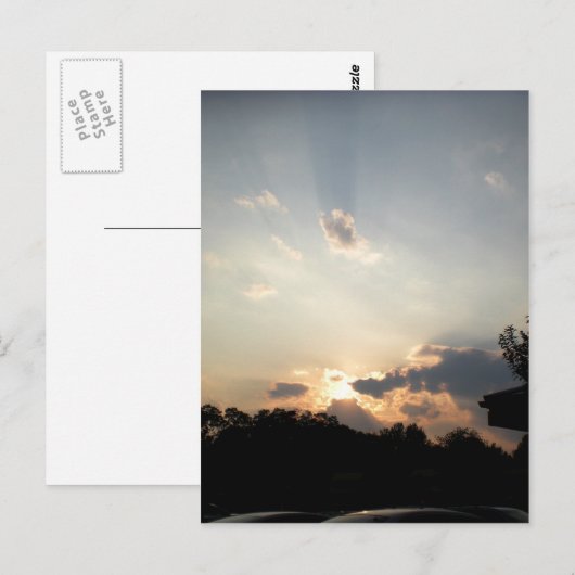 Mooi hemel briefkaart (Voorkant / Achterkant)