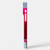 Mooi hemels Roos rood tegen blauw Case-Mate iPhone Case (Achterkant / Links)