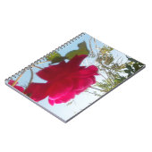 Mooi hemels Roos: rood tegen blauw Notitieboek (Linkerzijde)