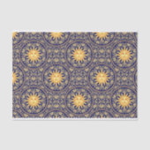 Mooi hemels zonnetjespatroon tissuepapier (Voorkant)