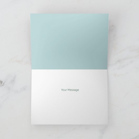 Mooi Hen & Kuikens Elk Gelegenheid Script 5 x 7  Bedankkaart (Binnen)