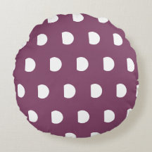 Mooi herfst paars wit polka stippen      