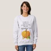 Mooi herfst pomkin Sweatshirt (Voorkant volledig)