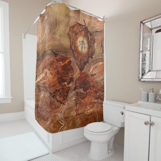 Mooi Herfst thema Douchegordijn (In situ)