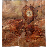 Mooi Herfst thema Douchegordijn (Voorkant)