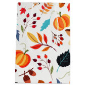 Mooi herfstpatroon 1 medium cadeauzakje (Achterkant)