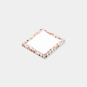 Mooi herfstpatroon 3 post-it® notes (Schuin)