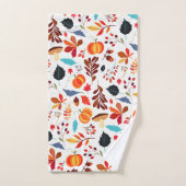 Mooi herfstpatroon bad handdoek (Handdoek)