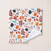 Mooi herfstpatroon bad handdoek (Wasdoekje)