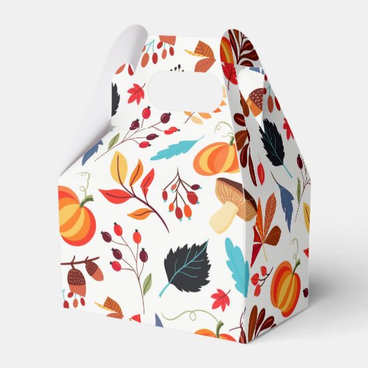 Mooi herfstpatroon - bedankdoosjes (Achterkant)