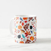 Mooi herfstpatroon - koffiemok (Voorkant links)